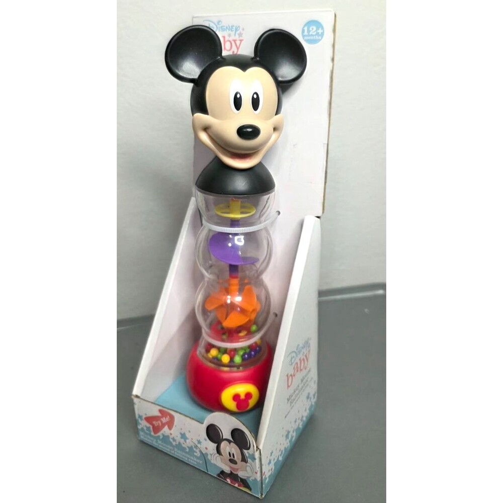 Disney Mickey Rainmaker Toy Lights Up For Infants 18m New in Box
